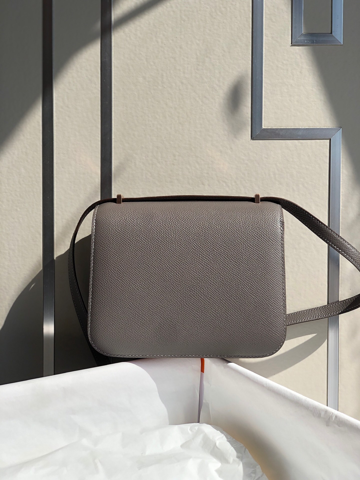 에르메스 콘스탄스18 그리스메이어 로즈골드 버클 앱송